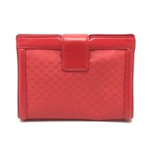 GUCCI 004-113-0364 Old Gucci GG pattern 2-Way Clutch Bag Shoulder Bag
